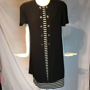 Evan Piccone button front yacht Club dress